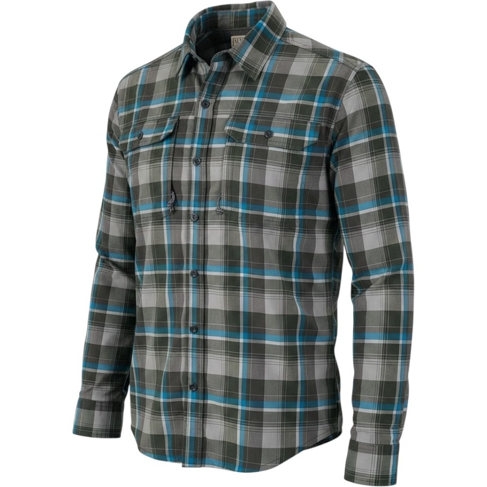 L.L.Bean Technical Plaid Fishing Shirt Mens Large Ventilated Gorpcore Hiking